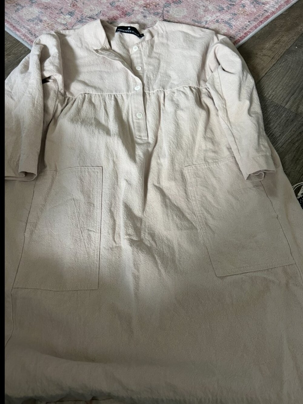 Pomander Place by Tuckernuck Fallon Babydoll Shirt Dress sz XS - Picture 7 of 13